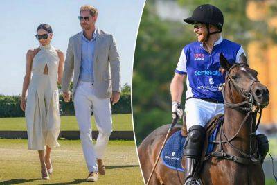 Meghan Markle cheers on Prince Harry during charity polo match after Netflix announcement - nypost.com - USA - county Camp - Lesotho - city Wellington