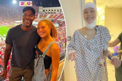 Michael Strahan’s daughter Isabella undergoes third brain surgery, chemo is delayed - nypost.com - California