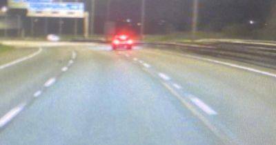 Mercedes 'with pregnant woman inside' seen going 56mph in outside lane on 'empty' M60 - www.manchestereveningnews.co.uk