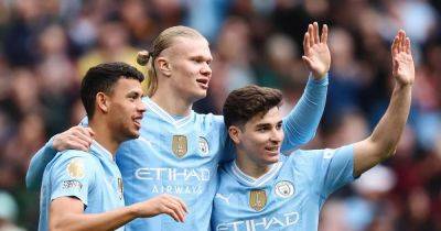Man City star Erling Haaland sends three-word Premier League warning to Arsenal and Liverpool - www.manchestereveningnews.co.uk - Manchester - city Luton