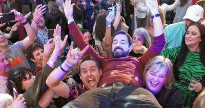 Martin Compston parties with 800 clubbers at daytime disco in Glasgow - www.dailyrecord.co.uk - Scotland - London - Manchester - city Merchant