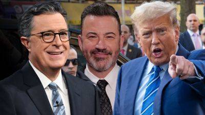 Stephen Colbert Defends Jimmy Kimmel From Donald Trump’s Attacks: “Keep My Friend’s Name Out Of Your Weird Little Wet Mouth” - deadline.com