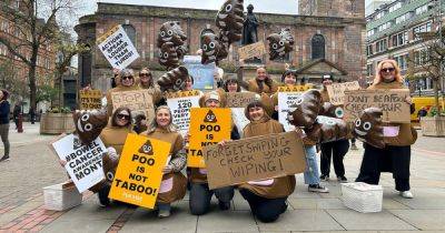 Army of poos take to the streets of Manchester with an important message - www.manchestereveningnews.co.uk - Britain - Manchester