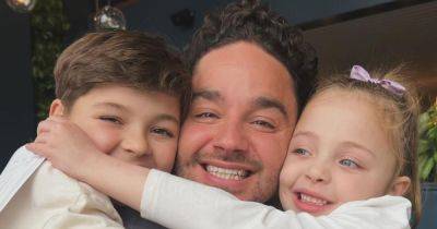 Adam Thomas cuddles up to kids after 'not the best' admission amid health struggle - www.manchestereveningnews.co.uk - Manchester - county Charles