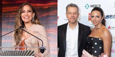 Jennifer Lopez Gets Support from Ben Affleck's BFF Matt Damon While Being Honored at Hispanic Federation Gala - www.justjared.com - USA - New York - Puerto Rico