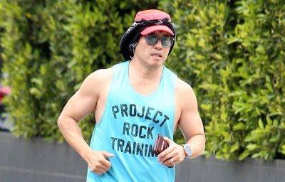 Randall Park Looks Buff While Running in Dwayne Johnson's Workout Gear! - www.justjared.com - Los Angeles - county Randall