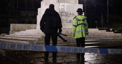 Three teens sentenced after 'free Palestine' graffitied on Rochdale Cenotaph - www.manchestereveningnews.co.uk - Manchester - Palestine - borough Rochdale