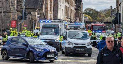 Major police car crash shuts down Perth city centre street - www.dailyrecord.co.uk - Scotland - city Perth