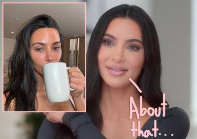 Kim Kardashian Confirms Weird Rumor About Her Daily Coffee! - perezhilton.com