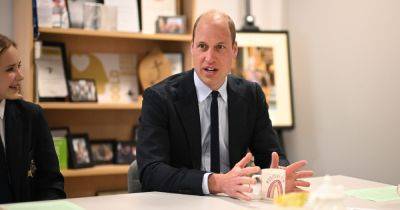 Prince William gives 14-word update on Kate Middleton during surprise school visit - www.ok.co.uk - city Sandwell