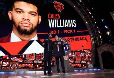 NFL Draft: USC’s Caleb Williams Is No. 1 Overall, As Quarterbacks Selected 1-2-3 - deadline.com - New York - Los Angeles - Atlanta - Chicago - Alabama - Washington - Arizona - Washington - Detroit - Ohio - Tennessee - North Carolina - Michigan