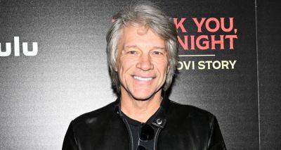 Jon Bon Jovi Attends Special Screening of New Hulu Docu-Series 'Thank You, Good Night' in NYC - www.justjared.com - USA - New York - New Jersey - county Story