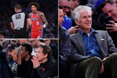 Knicks’ courtside celebs fire back at 76ers player’s ‘fake fan’ diss: Talking ‘out of his ass’ - nypost.com - New York
