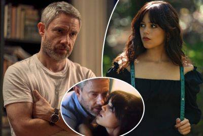 Martin Freeman, 52, reacts to backlash over ‘gross’ age gap with Jenna Ortega, 21, in ‘Miller’s Girl’ - nypost.com - Britain - county Miller