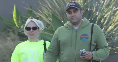 Lady Gaga & Boyfriend Michael Polansky Hit the Tennis Courts in Malibu - www.justjared.com - Malibu