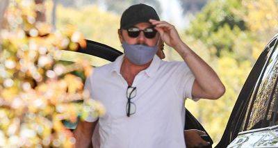 Leonardo DiCaprio Arrives at Beverly Hills Hotel for Lunch Meeting - www.justjared.com - Beverly Hills - Santa Monica