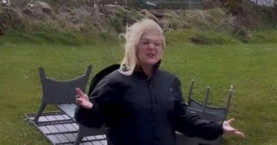 Vanessa Feltz's home battered by Storm Kathleen as she rescues furniture - www.dailyrecord.co.uk