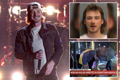 Country star Morgan Wallen arrested on felony charges after allegedly throwing chair from sixth-floor rooftop bar - nypost.com - Nashville - county Davidson - Tennessee