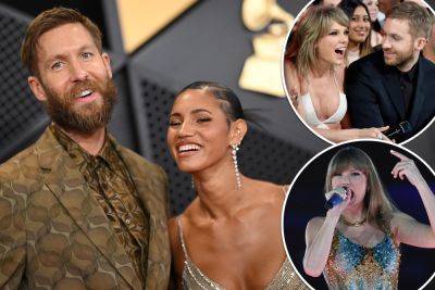 Calvin Harris’ wife Vick Hope reveals she listens to Taylor Swift ‘as soon as’ he ‘goes away’ months after awkward run-in - nypost.com - Britain