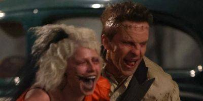 Christian Bale & Jessie Buckley Kiss in Full Frankenstein Monster Looks on 'The Bride' Set - www.justjared.com - New York - Chicago