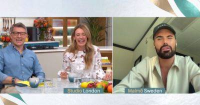 Rylan Clark claps back at Cat Deeley as he makes This Morning appearance to deny he's 'on the run' - www.manchestereveningnews.co.uk - Britain - Sweden - city Kent