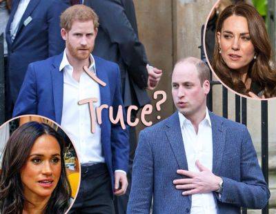 Prince Harry & Prince William's Nasty Rift COULD End Soon With One Brother Willing To Open Up Talks Again! - perezhilton.com