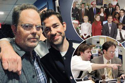 ‘The Office’ stars Rainn Wilson and John Krasinski reunite after spinoff news - nypost.com