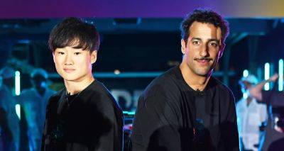 Formula 1's Daniel Ricciardo & Yuki Tsunoda Unveil Colorful New RB Car for Miami Grand Prix - www.justjared.com - China - USA - Miami - Florida - Las Vegas