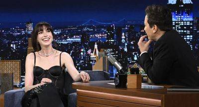 Anne Hathaway Asked 'Tonight Show' Audience If They've Read 'Idea of You' Book & The Response Was Super Awkward! - www.justjared.com
