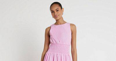 River Island's pink summer dress that creates the perfect hourglass figure just £30 - www.manchestereveningnews.co.uk - Britain