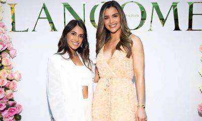 Antonela Roccuzzo steps out in all-white ensemble for exclusive dinner, poses next to Clarissa Molina - us.hola.com - Miami - Florida - Argentina