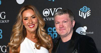 Claire Sweeney cuddles up to Ricky Hatton in latest Tenerife holiday snap as they fuel romance rumours - www.ok.co.uk - Manchester