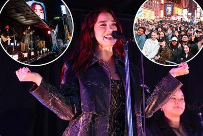 Sunday night live: Dua Lipa gets Times Square levitating after hosting ‘SNL’ - nypost.com - New York - Albania