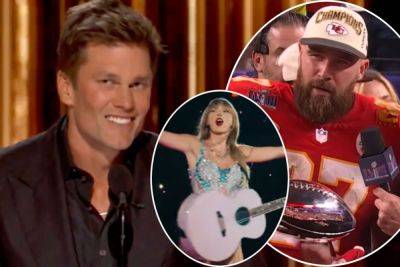 Tom Brady ROASTS Travis Kelce & The Chiefs' Fandom With Hilarious Taylor Swift Joke! - perezhilton.com - Taylor - Kansas City