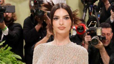 Emily Ratajkowski Wins for Most See-Through Dress at the Met Gala 2024 - www.glamour.com - New York