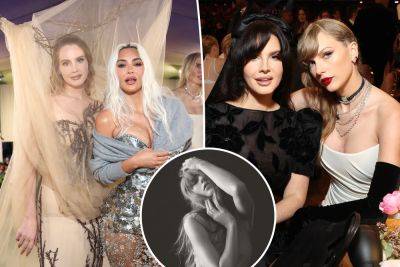 Lana Del Rey hangs with Taylor Swift’s rival Kim Kardashian at Met Gala — can barely name a ‘TTPD’ song - nypost.com