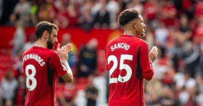 Manchester United captain Bruno Fernandes sends perfect message to Jadon Sancho - www.manchestereveningnews.co.uk - Britain - France - Manchester - Sancho