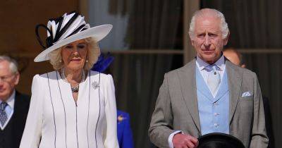 King Charles supported by Royal Family members at palace garden party - after Harry 'snub' - www.ok.co.uk - Britain - California - county Buckingham - county Charles