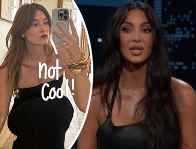 Kim Kardashian Accused Of Copying Designer’s Work With SKIMS Floral Shirt! - perezhilton.com - Britain