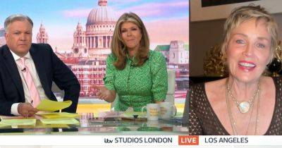 Good Morning Britain's Ed Balls shut down by Sharon Stone over 'set up' question - www.manchestereveningnews.co.uk - Britain - Los Angeles - Los Angeles - county Stone